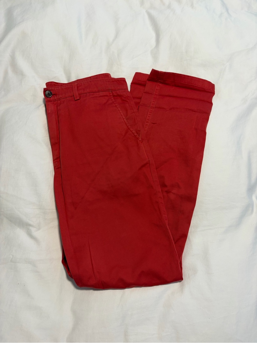 Fred Perry Red Chino Shorts